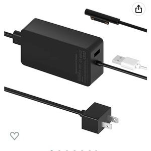 Surface Pro Charger 65W for Surface Pro 3/4/5/6/7/8/9/X